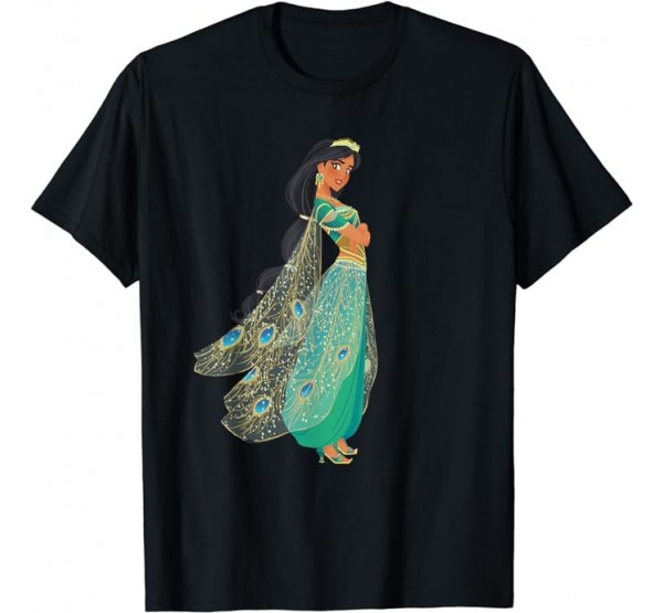 Disney Aladdin Live Action Princess Jasmine in Green T-Shirt T-Shirt